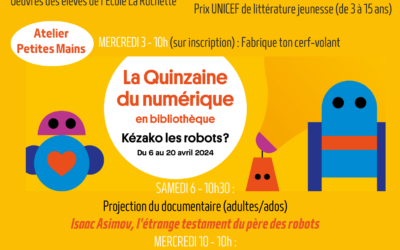 BIBLIOMÉDIA : le programme du mois d&rsquo;avril